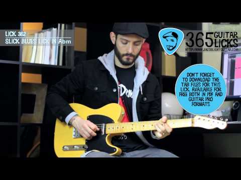 Lick 362/365 - Slick Blues Lick in Abm | 365 Guitar Licks Project