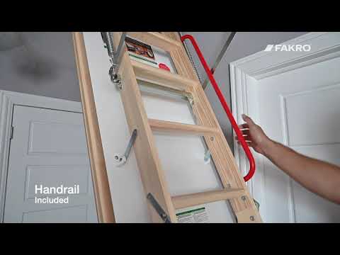 FAKRO LWT thermo-insulated attic ladder