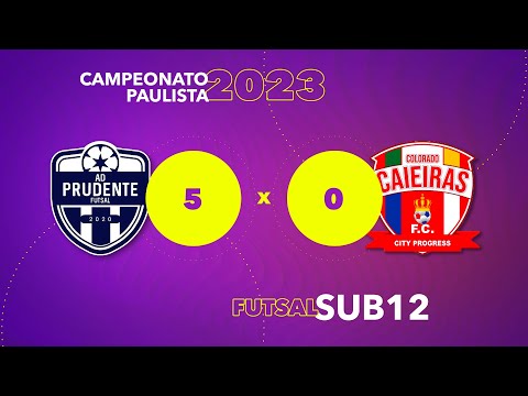 AD Prudente 5 x 0 Colorado Caieiras - Paulista FPFS 2023 - sub12