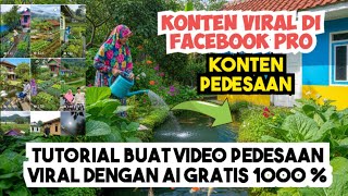 Download lagu Tutorial Membuat Video Pedesaan Pakai Ai Gratis, Yang Kontennya Lagi Viral Di Facebook Pro 🔥 mp3