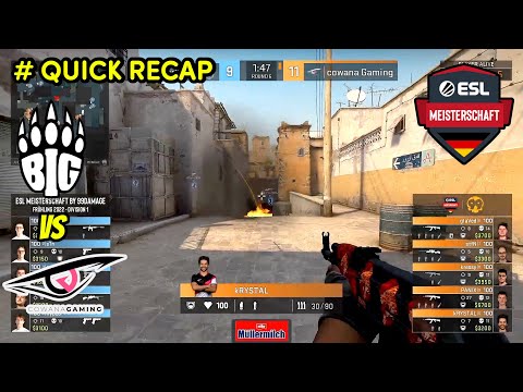 COWANA vs BIG ACADEMY | ESL Meisterschaft Spring 2022 | CS:GO Highlights