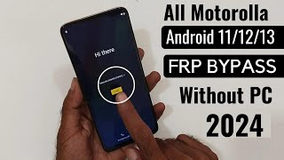 How To Bypass Frp Lock On Motorola Phone 2023 |Moto Frp Bypass  | Without Pc