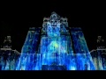 Видео проекция на МГУ, «Альфа-Шоу 4D» ч.1 / Huge laser mapping Moscow ...