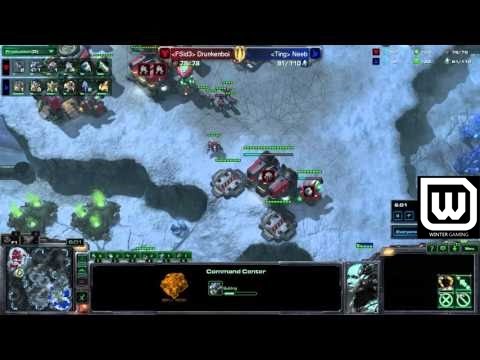 Winter Starcast #9 - Neeb (Protoss) vs Drunkenboi (Terran) - Frozen Temple