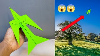 How to make a paper airplane that flies forever, world best paper plane