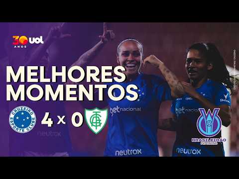 Gols e lances de Cruzeiro x América-MG