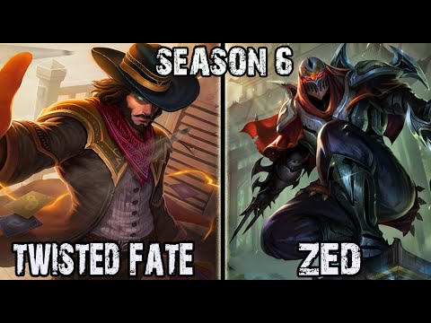 Dade Twisted Fate vs Zed MID Ranked Challenger Korea
