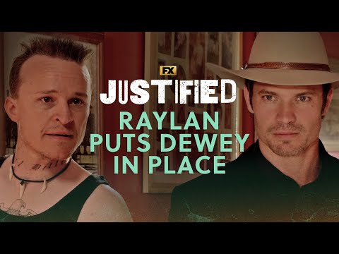 Raylan Puts Dewey in His Place  - Scene | Justified | FX