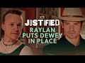 Raylan Puts Dewey In His Place Scene Justified FX