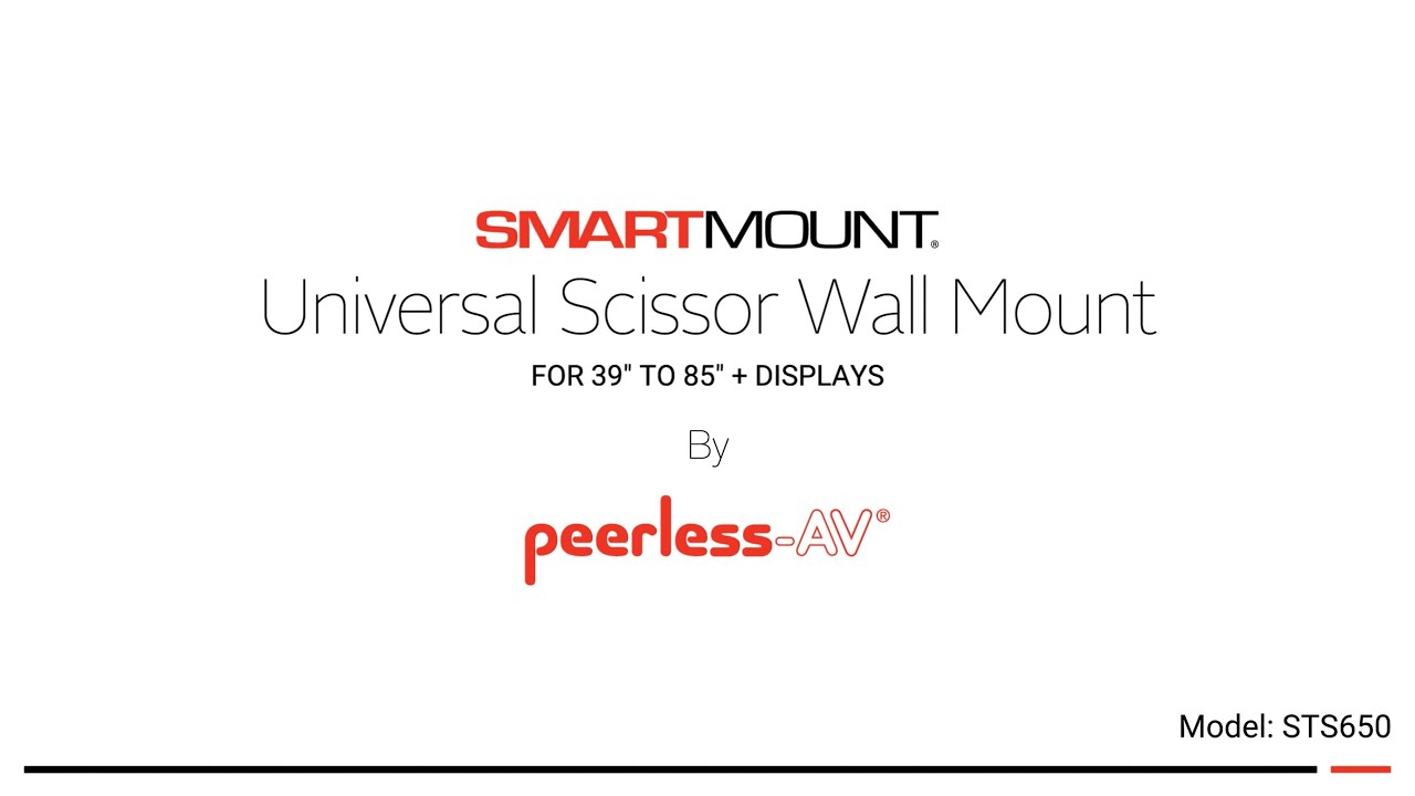 Product Overview: SmartMount Universal Scissor Wall Mount (STS650)
