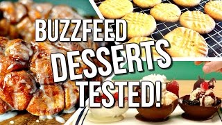 Buzzfeed Dessert Food Recipes TESTED | Courtney Lundquist