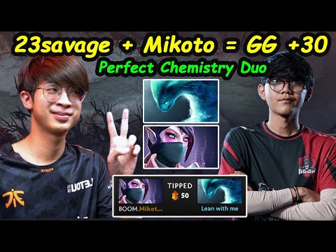 23savage Morphling Carry Good Chemistry Combo Feat BOOM.Mikoto Templar Dota 2 7.28 Gameplay