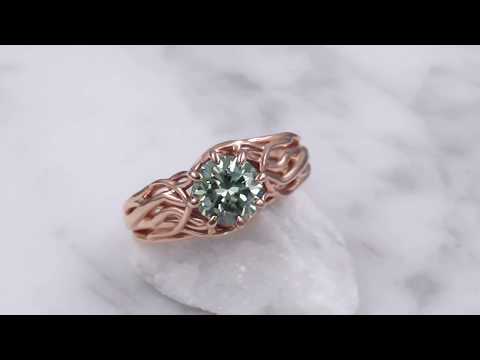 Embracing Tree Branch Engagement Ring