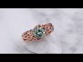 video - Embracing Tree Branch Engagement Ring With Opal