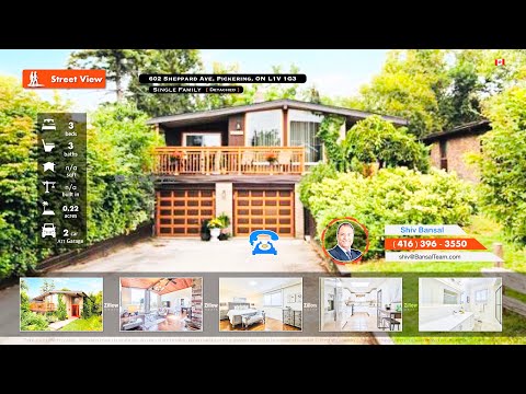 🇨🇦 602 Sheppard Avenue, Pickering | C$999,800 #realestatecanada #openhouse #housetours