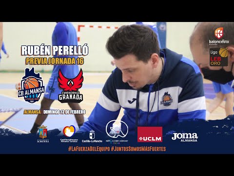 Previa Rubén Perelló  - J16 - CB Almansa con AFANION vs Coviran Granada