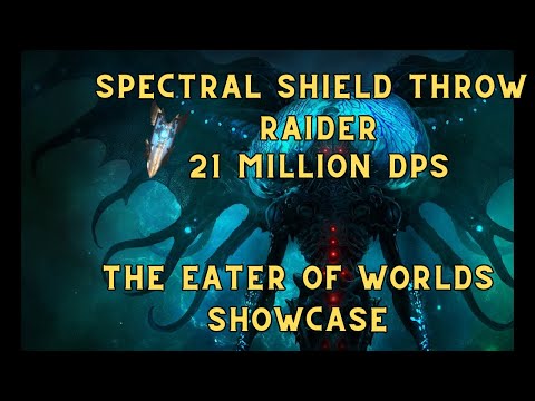 SPRECTRAL SHIELD THROW RAIDER EATER OF WORLDS SHOWCASE
