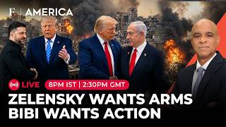 Trump Hosts Zelensky, Netanyahu As Ukraine War And Iran Crisis Intensify | Firstpost America