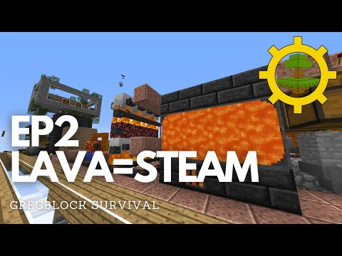 [Minecraft Gregblock] EP2 Steam Age (3rd person view)