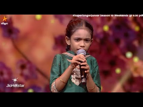 Glimpse of Nenjukulle Innarunnu Song by #Nasreen 😎❤️‍🔥 | Super Singer Junior 10 | Episode Promo