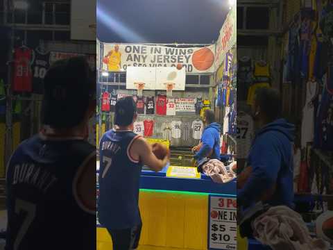 D1 Basketball Player VS. Carnival Game 🏀 #shorts