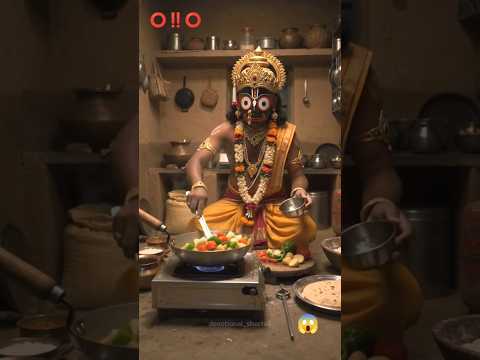 El Señor Jagannath cocina y alimenta a una devota anciana