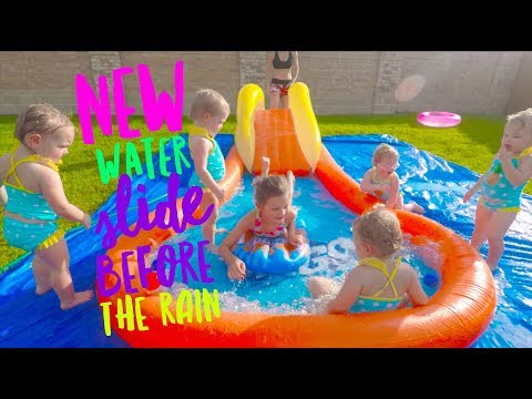 Waterslide before the Rain