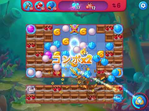 Fishdom Hard level 6306 no boosters フィッシュダム ハード [Friend's]