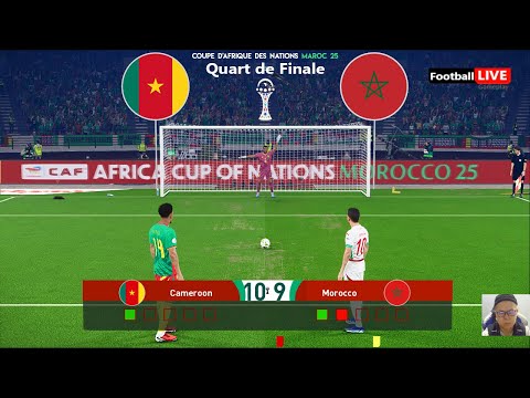 Cameroun vs Maroc - Penalty Shootout | Coupe d'Afrique des Nations 2025 | eFootball PES