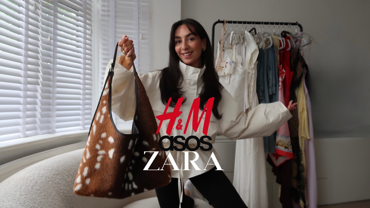 a summer haul🌞H&M, ZARA and ASOS | summery dresses, jeans and cute tops...