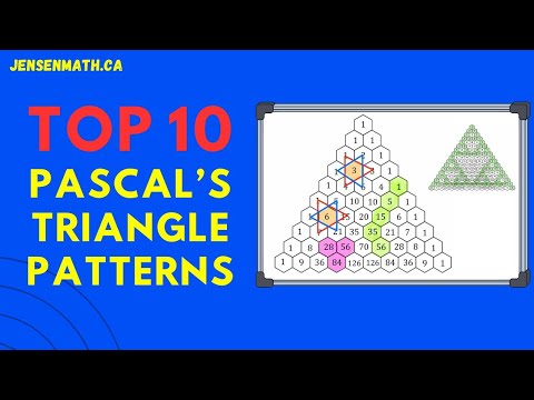 Top 10 Patterns in PASCAL'S TRIANGLE