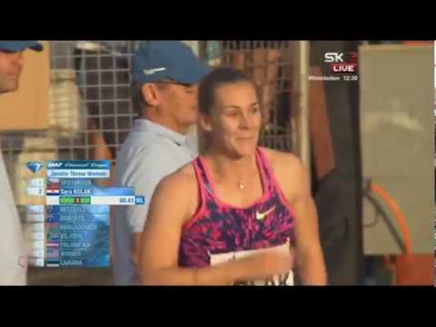 Koplje WL, MR, NR  HR | Sara Kolak  - 68,43m | Dijamantska liga, Lausanne 2017