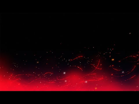 Fire flying bright spark Background video | Footage | Screensaver
