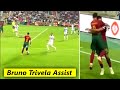 Bruno Fernandes crazy trivela assist against Luxembourg in Euro qualifiers
