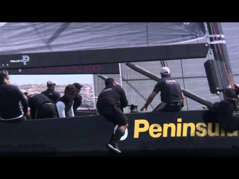 RC44 Sweden Cup 2013: Peninsula Petroleum leads the 1st day of fleet racing