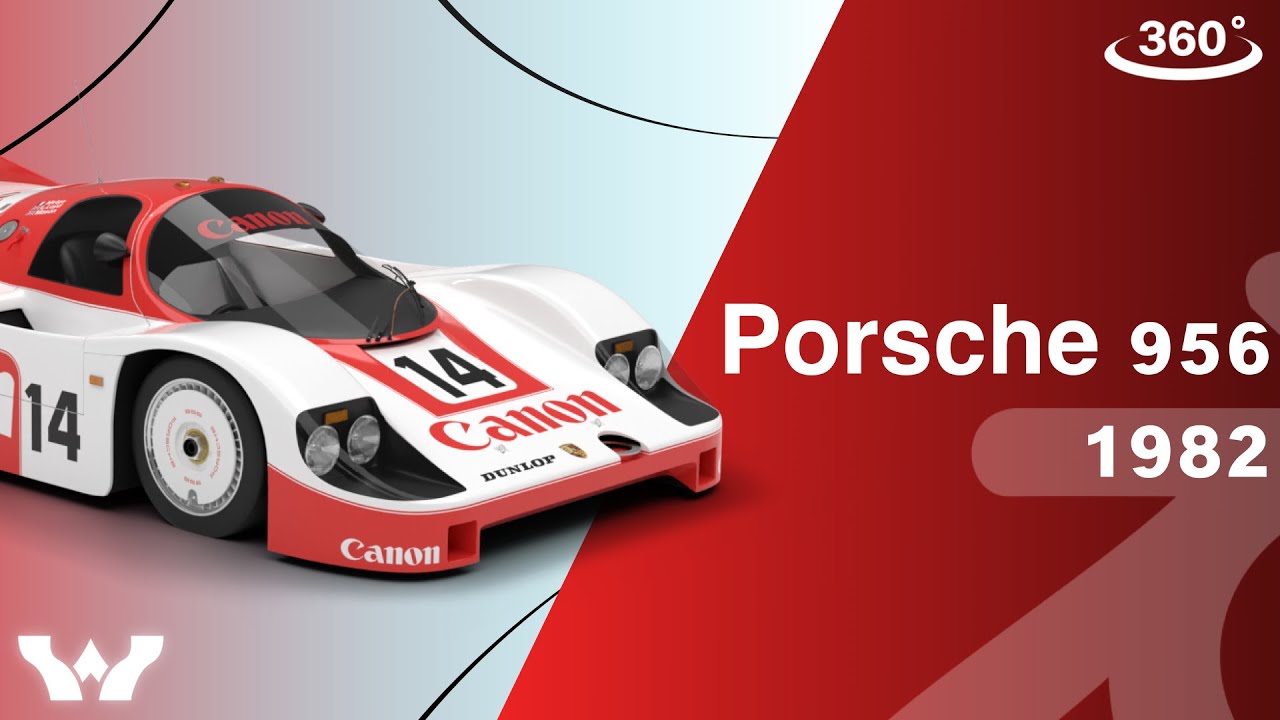 Porsche 956 Group C 1982 Canon Racing 3D Model