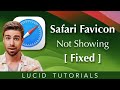 Safari Web Browser Favorite Icons Not Showing Fixed