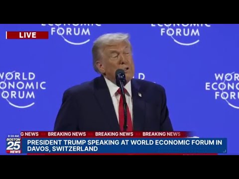 WATCH LIVE: President Trump speaking at World Economic Forum in Davos, Switzerland.