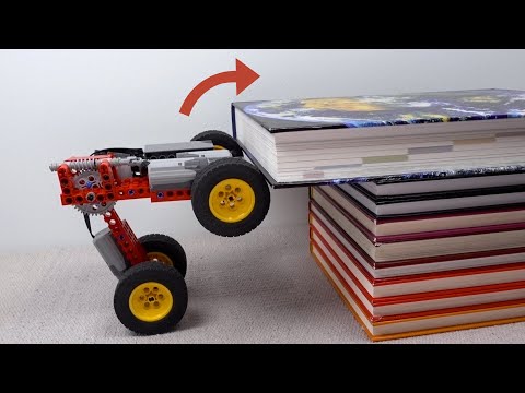 Engineer Finds A Way To Make His Customized Lego Car Drive Over Obstacles