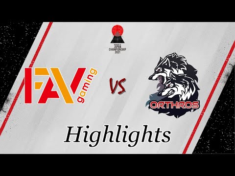 【ベテランの意地】FAV gaming vs ORTHROS GRIT | Rainbow Six Japan Championship 2021 ハイライト【R6S/レインボーシックス シージ】