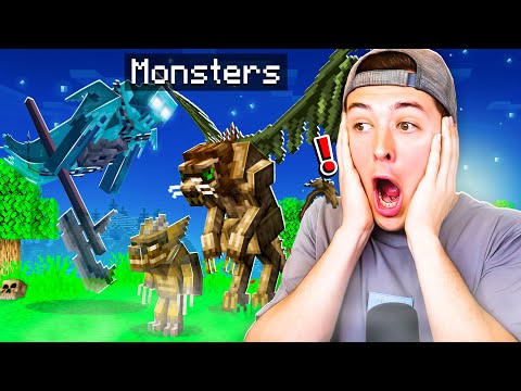 *NEW* MYTHICAL MONSTERS HAVE TAKEN OVER MY MINECRAFT WORLD!