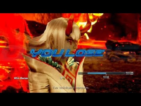 I almost killed devil kazumi in tekken 7