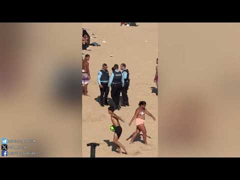 Inicio da época balnear dos "jovens" na linha de Cascais (2025)