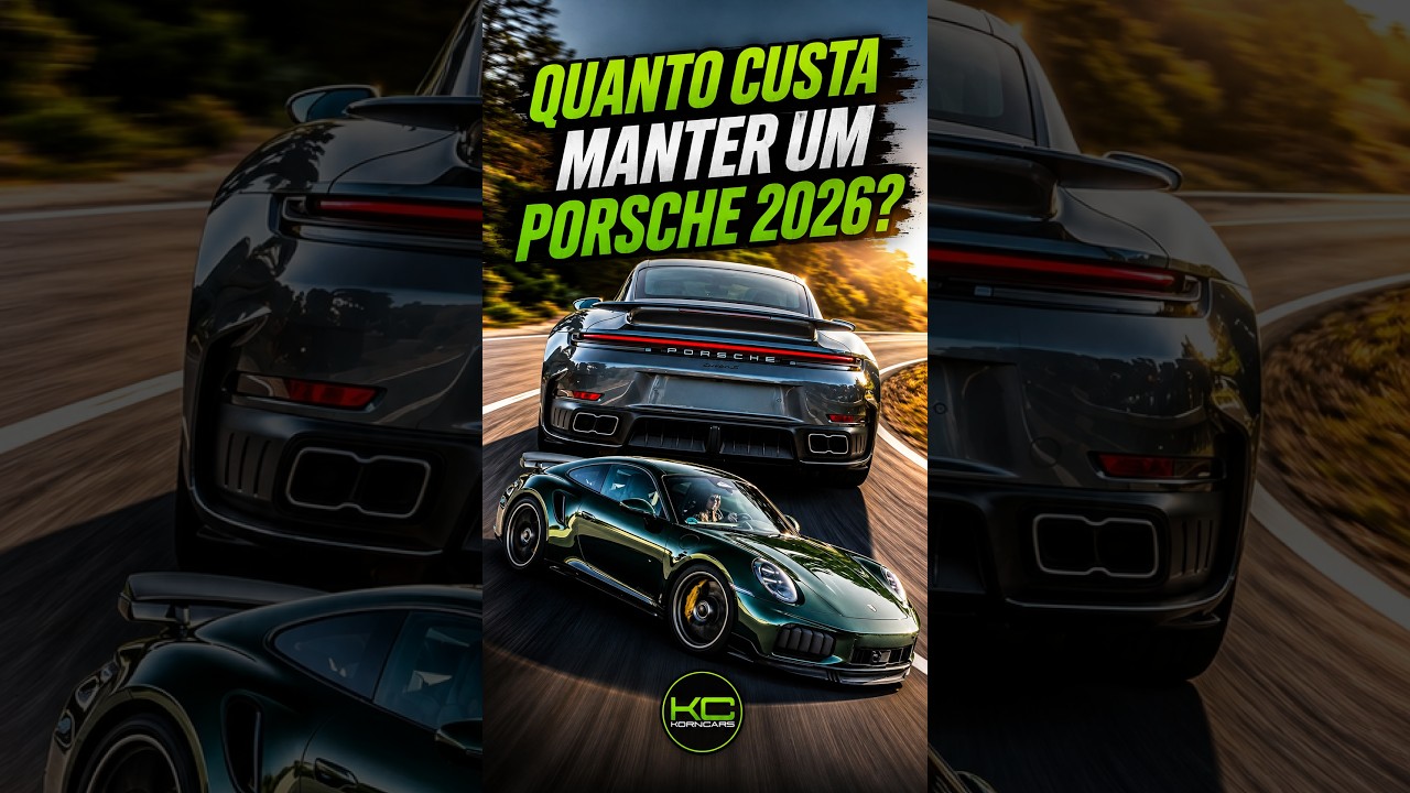 QUANTO CUSTA MANTER UM PORSCHE 2026? 🤔
