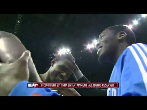 Kevin Durant amazing game winner vs. Knicks (Jan. 22, 2011)