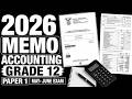 2026 MEMO ACCOUNTING GRADE 12 PAPER 1 MAY JUNE EXAM MEMO 2026 ACCOUNTING P 1 GRADE 12 MEMO Thunder