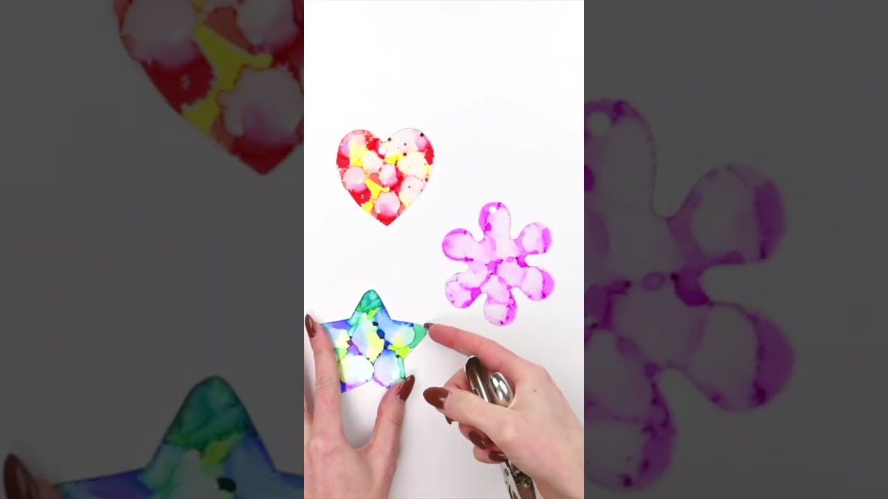 Shrinky Dink Keychains 😍