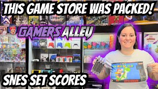 I STOPPED in North Carolina at Gamers Alley to Find Video Games! SNES Set Update 406/721!