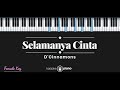 Selamanya Cinta - D'Cinnamons / Yana Yulio (KARAOKE PIANO - FEMALE KEY)