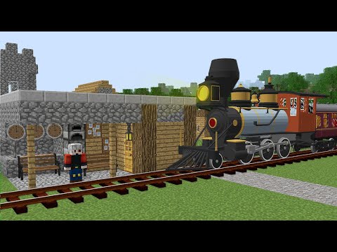 1000$ THEMURAT TREN İSTASYONU - Minecraft